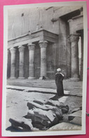 Visuel Très Peu Courant - Egypte - Edfou - Part Of The Temple Of Horus - R/verso - Edfu