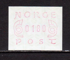 NORWAY - 1980 Frama Value As Shown Never Hinged Mint - Automaatzegels [ATM]