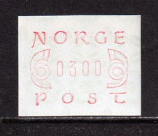 NORWAY - 1980 Frama Value As Shown Never Hinged Mint - Machine Labels [ATM]