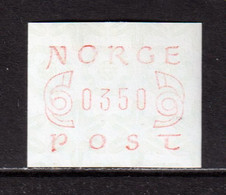 NORWAY - 1980 Frama Value As Shown Never Hinged Mint - Machine Labels [ATM]