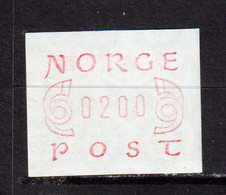 NORWAY - 1980 Frama Value As Shown Never Hinged Mint - Machine Labels [ATM]