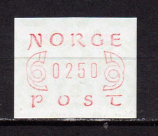 NORWAY - 1980 Frama Value As Shown Never Hinged Mint - Machine Labels [ATM]