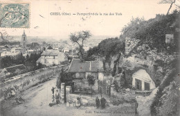 CREIL (60) - Perspective De La Rue Des Tufs En 1907 - Collection Vandenhove - Creil