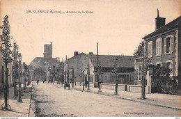 CLAMECY (58) - Avenue De La Gare En 1934 - Éditions Des Magasins Modernes - Clamecy