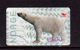 NORWAY - 1999 Machine Label Polar Bear Value As Shown Used As Scan - Viñetas De Franqueo [ATM]