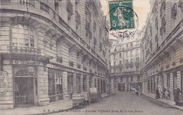 Cpa -75- Paris 16e Arr.- Avenue Alphand Prise De La Rue Duret -edi S.R.A. N°112 - Arrondissement: 16