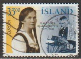 Island 1996 MiNr.844  Europa Berühmte Frauen ( 8883 ) Günstige Versandkosten - Oblitérés