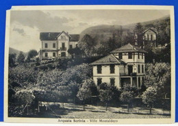 (A)  ARQUATA SCRIVIA,  VILLE MONTALDERO  - VIAGGIATA - 1937 - DIFETTI - Alessandria