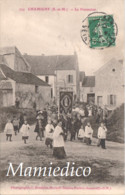 77 CHAMIGNY. La Procession. A Voyagé En 1908 TBE 2 Scans - Sonstige Gemeinden