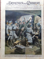 La Domenica Del Corriere 10 Febbraio 1918 WW1 Trotski Altipiani Possagno Antonov - Oorlog 1914-18