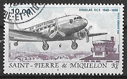 SAINT-PIERRE-ET-MIQUELON AERIEN N°67 - Usati