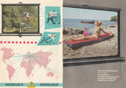 Merkuria Czechoslovakia Projection Screens Old Prospect Brochure Catalogue - Filmkameras - Filmprojektoren