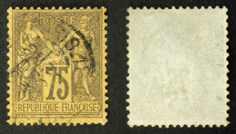 N° 99 75c SAGE Violet/orange TB Cote 50€ - 1876-1898 Sage (Type II)