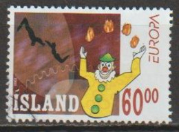 Island 2002 MiNr.1009  Europa Zirkus ( A183 ) Günstige Versandkosten - Gebraucht