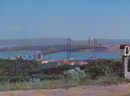 Portugal -postal Colorido De Lisboa  Ponte Salazar - Portalegre