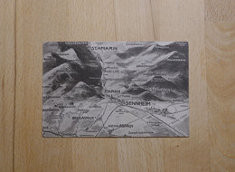 Elsass Alsace Landkarte Feld-Postkarte Thann Sennheim Steinbach St. Amarin Weiler - War 1914-18