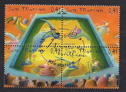 San Marino Saint-Marin 2003 Yvertn° 1898-1901 (°) Oblitéré Used Cote  4,00 €   Théâtre De Marionnettes - Used Stamps