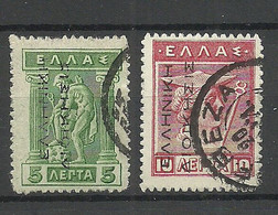 GREECE Griechenland In Turkey 1912/1914, 2 Stamps, O - Ohne Zuordnung