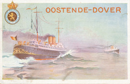 Carte 18b - Paquebots Ostende Dover – 22.IX.1924 - Cartoline Piroscafi