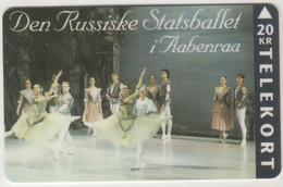 DENMARK - Russian State Ballet 2, Tele Soenderjylland, 20 Dkr, 12/94, Tirage 1.000, Used - Dänemark