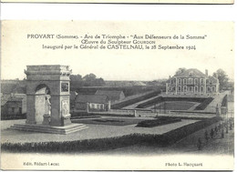 Cpa PROYART: Arc De Triomphe Général De Castelneau - Sonstige Gemeinden