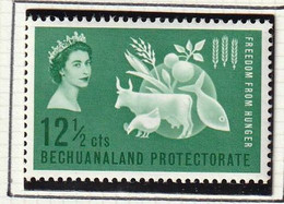 CAMPAGNE MONDIALE CONTRE LA FAIM - BECHUANALAND - 1961 - MNH - Against Starve