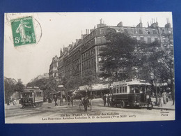 PARIS CARREFOUR DES GOBELINS  LES NOUVEAUX AUTOBUS GOBELINS - Openbaar Vervoer