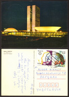 Brazil Brasilia Congresso By Night  Nice Stamp # 35530 - Brasilia