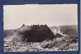 CPSM Ile De La Réunion Circulé Voir Dos Timbre Surchargé Volcan - Andere & Zonder Classificatie