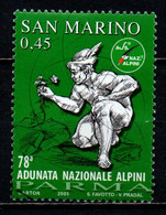 SAN MARINO - 2005 - 78° ADUNATA NAZIONALE DEGLI ALPINI - USATO - Oblitérés