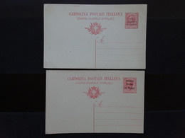REGNO - Terre Redente - 2 Cartoline Postali Dalmazia E Venezia Giulia - Nuove (Dalmazia Leggera Piega) + Spese Postali - Entero Postal