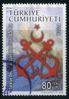 Türkiye 2008 Mi 3718 Emblem Of The Turkish Maritime Companies | 165. Anniv. Of Turkish Maritime Organization - Used Stamps