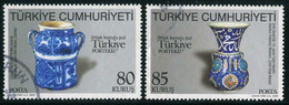 Türkiye 2009 Mi 3734-3735 Joint Issue Of Stamps Between Türkiye And Portugal | Fine Arts, Ceramics - Used Stamps