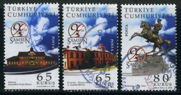 Türkiye 2009 Mi 3737-3739 Atatürk's Arrival In Samsun And National Congresses [MiNr 3736 Is Missing] - Used Stamps