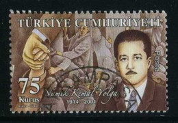 Türkiye 2009 Mi 3778 Namik Kemal Yolga, An Exemplary Attitude For Humanity - Used Stamps