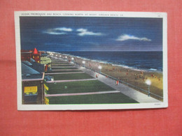 Night View Ocean Promenade.  Virginia Beach Virginia > Virginia Beach     Ref 5541. - Virginia Beach