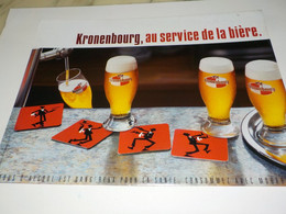 ANCIENNE  PUBLICITE AU SERVICE DE LA   BIERE 1664 KRONENBOURG 2003 - Alcools