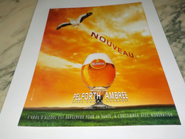 PUBLICITE BIERE COMME PERSONNE  PELFORTH  2004 - Alcools