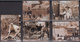 NEW ZEALAND 2006 Gold Rush, Set Of 5 MNH - Minéraux