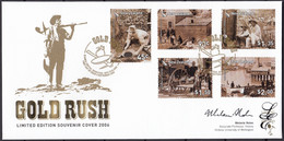 NEW ZEALAND 2006 Gold Rush, Limited Edition FDC - Minéraux