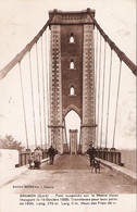 30 - ARAMON - Pont Suspendu Sur Le Rhône (face) Inauguré Le 15 Octobre 1900, Transformé Pour Tous Poids En 1935 - Aramon