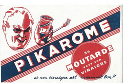 Buvard MOUTARDE PIKAROME - Mostard