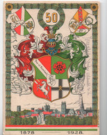 Studentika, Münster I. W., 50 Jahre, "1878   1928", Gel. 1928, N. Rohrbach - Münster