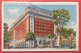CARTOLINA VIAGGIATA  - THE SHERATON HOTEL - WORCHESTER - MASSACHUSETTS - ANNO 1924 - Worcester