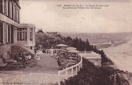 22, Erquy, La Plage De Carroual, Vue Prise De L'Hôtel Des Terrasses - Erquy