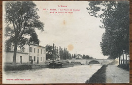 Bram Le Pont De Saissac Sur Le Canal Du Midi. CIrculée 1919 - Bram