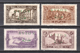 Syria 1925 Mi 276-279 MH - Poste Aérienne