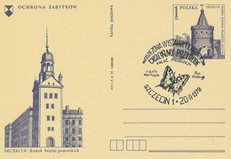 Poland Postmark D78.02.20 Szcz: SZCZECIN Exhibition Nature Conservation - Butterfly - Stamped Stationery