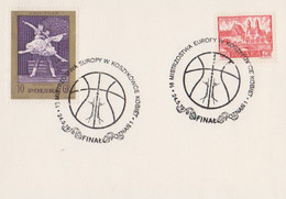 Poland Postmark D78.05.24 Poz02: POZNAN Sport Women's European Basketball Championship - Stamped Stationery
