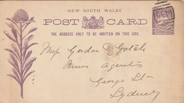 New South Wales Entier Postal Illustré 1892 - Brieven En Documenten